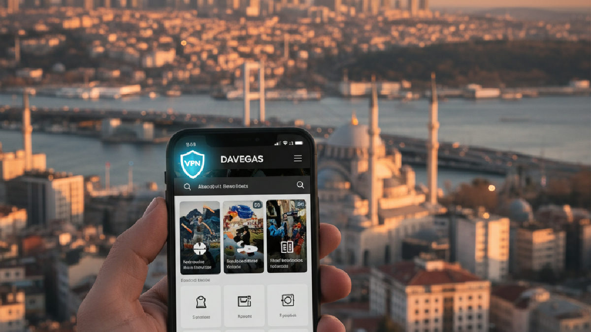 Davegas güvenli giriş için mobil uygulama ve VPN kullanmanın avantajları.