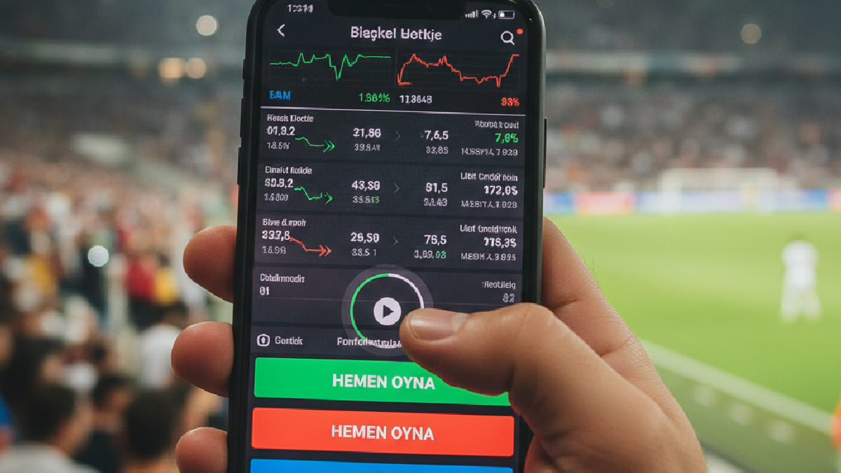 Canlı bahis sırasında anlık kararlar almayı destekleyen Davegas mobil arayüzü.